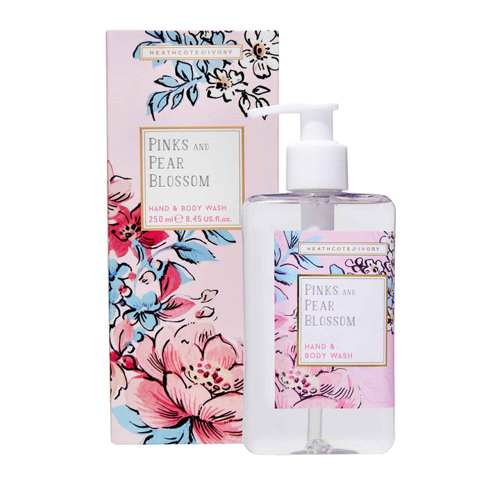 Flans de gel à main et à douche - gousses et fleur de poire, 250 ml