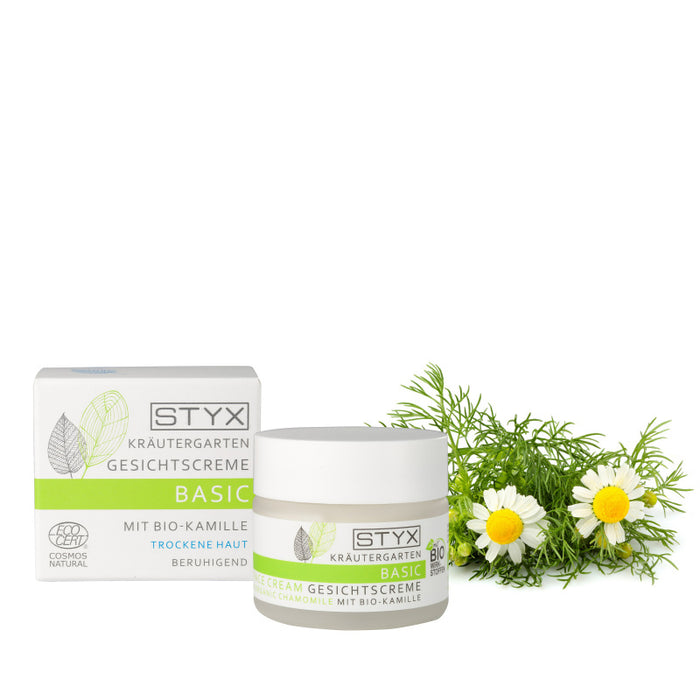 Kräutergarten BASIC crème visage à la camomille bio, 50ml