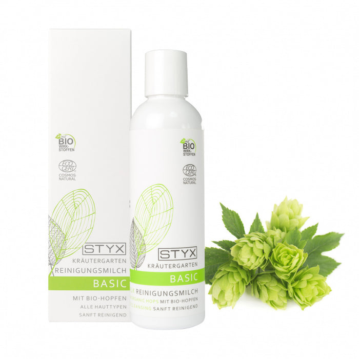 Kräutergarten BASIC Reinigungsmilch mit BIO-Hopfen, 200ml