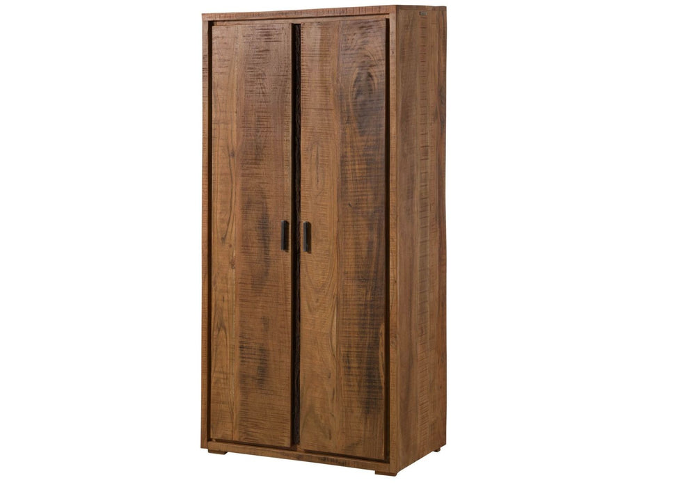 Garderobenschrank Akazie 88x45x180 natur lackiert BARK