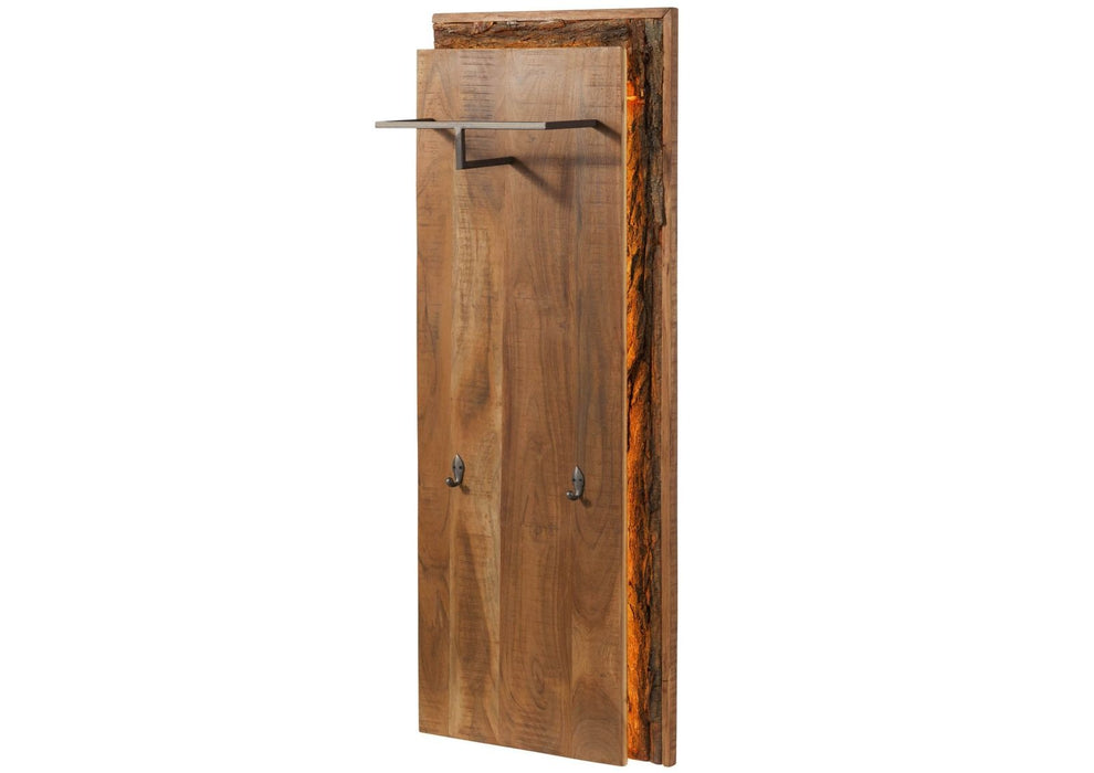 Armoire murale Acacia 56x27x150 Nature peinte écorce