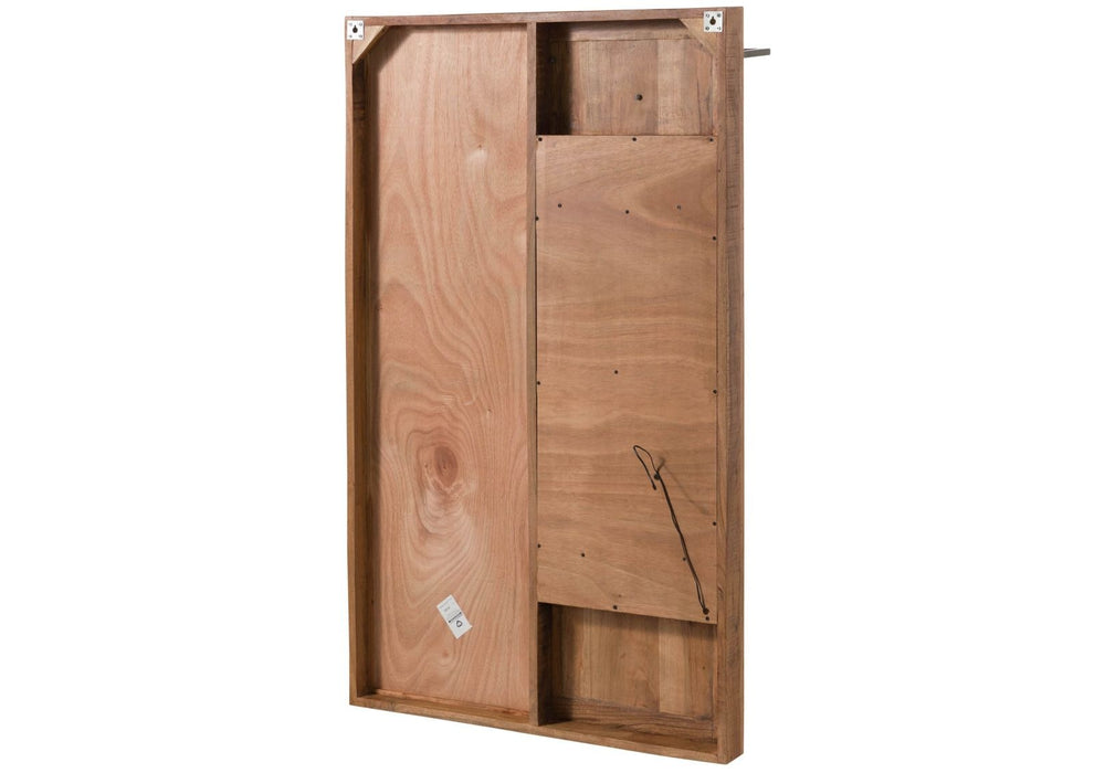 Armoire murale Acacia 88x27x148 Écorce peinte nature