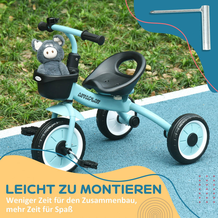 Trey Bike for Children Head-Ajustiable SEAT KLINGEL BICYCY PANKEUR POUR 2-5 ANS