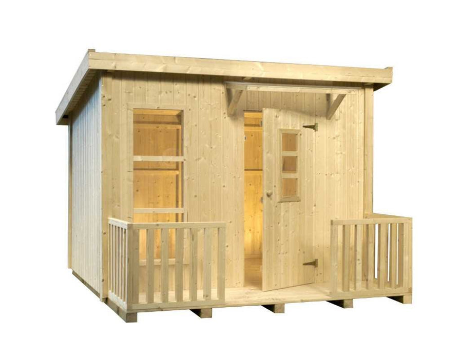 Spielhaus Children's Play House 'Prince' Naturlassen, 199x223x187cm (bxtxh)