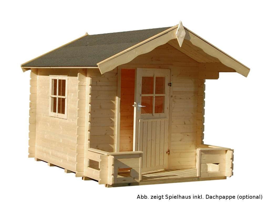 Spielhaus Children's Play House 'Lisa' naturel, 160x240x188cm (bxtxh)