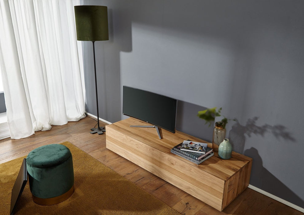 TV Board Wild- / Zerreichen Frankfurt 160x52x32-Nature Hiled