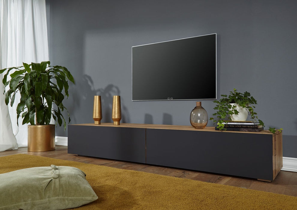 TV Board Wild- / Zerreichen Frankfurt 195x52x32-Nature Hiled