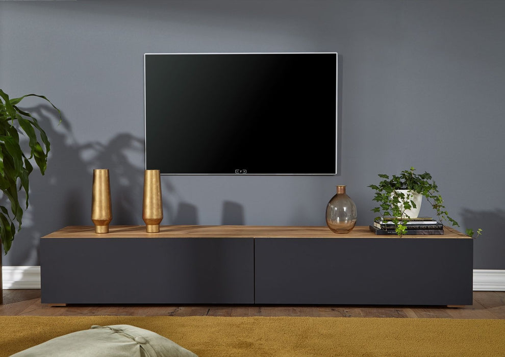 TV Board Wild- / Zerreichen Frankfurt 195x52x32-Nature Hiled