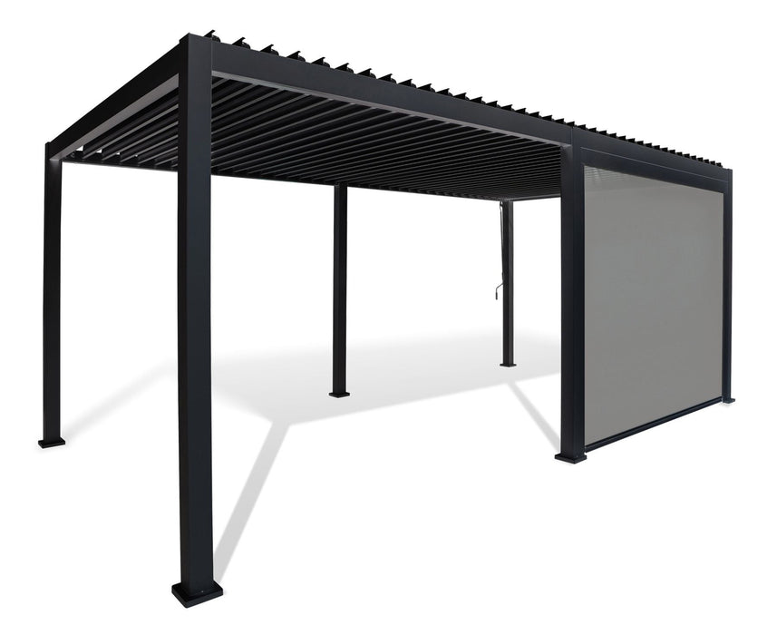 Cadiz côté rouleau aveugle pour la toiture en terrasse 360 ​​cm et 720 cm - anthracite