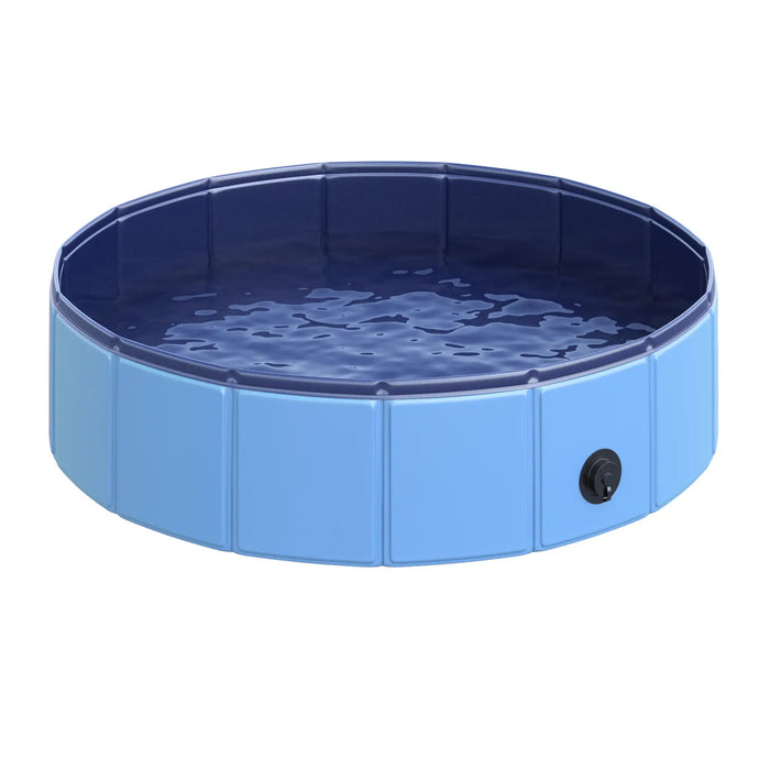 Hundebadewanne Swimmingpool Schwimmbecken Blau, Ø80xH20cm