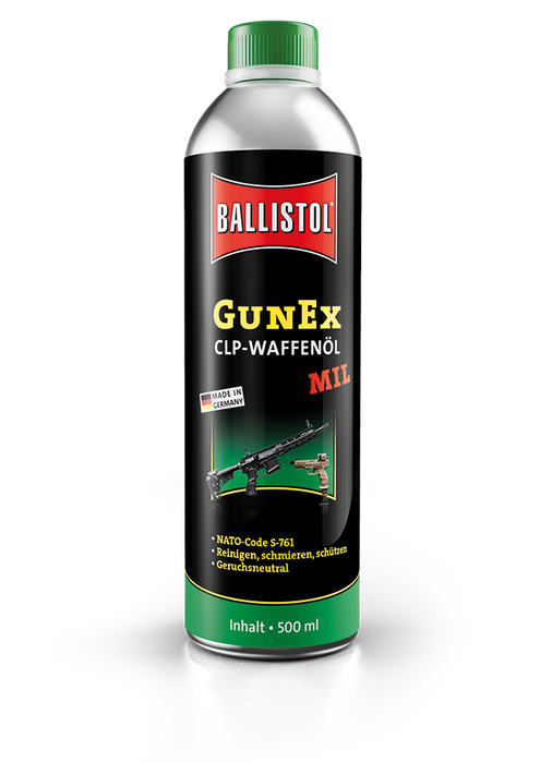 Huile pour pistolet Ballistol Gunex, toutes tailles