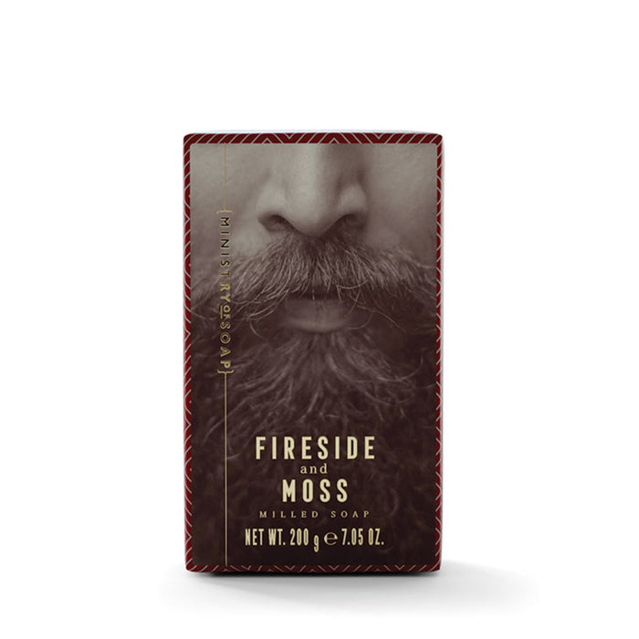 Woodsman-Seife Ministry of Soap - Kamin & Moos, 200g