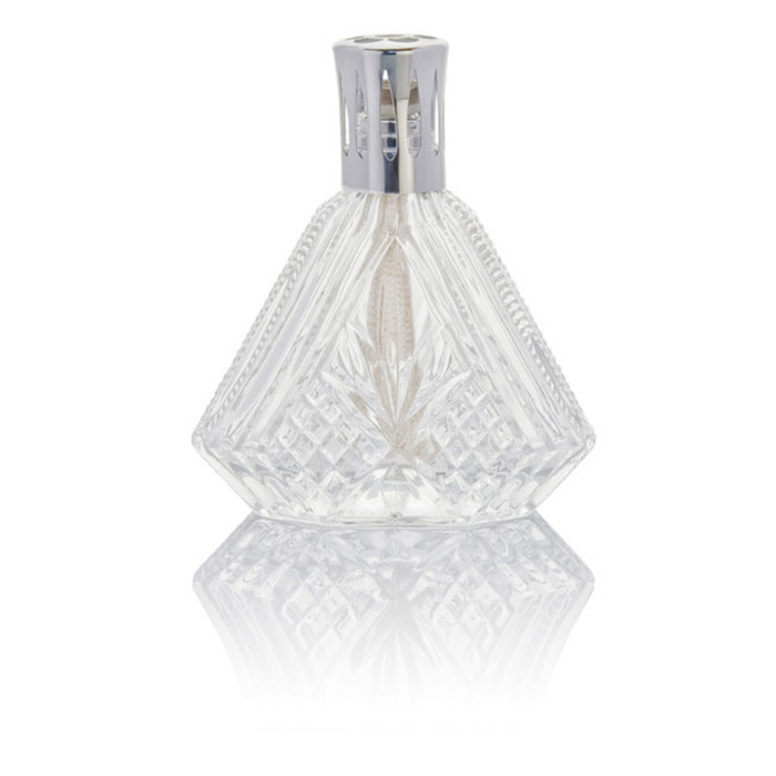 Fragrance diffuseur lampe à oiseaux en verre libre-transparent, 8x14,5x17cm