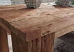 Esstisch BASSANO aus recyceltem Teak Massivholz, natur unbehandelt  - 220x110x76