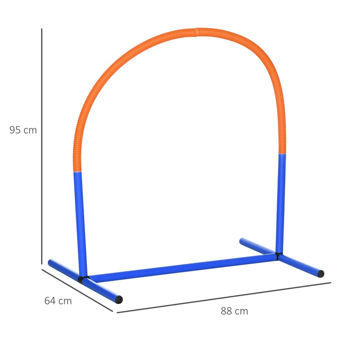 Ensemble de formation de chiens de slalom en plastique, 99x65x94cm