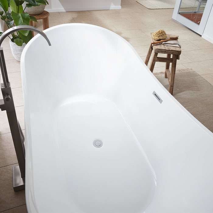 Badewanne freistehend RAVO BIG ohne Armatur - 180x90x72cm