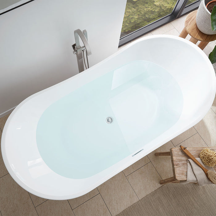 Badewanne freistehend RAVO BIG ohne Armatur - 180x90x72cm