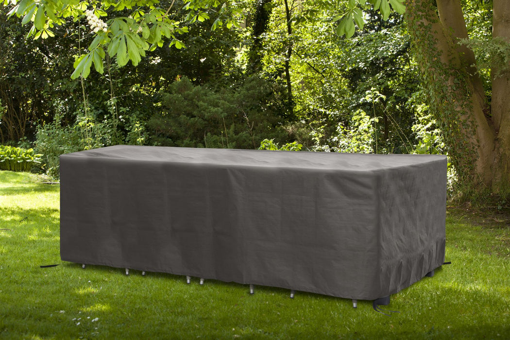 Couverture de protection professionnelle pour les groupes de meubles Angular 310x180x95cm - Grand gris clair