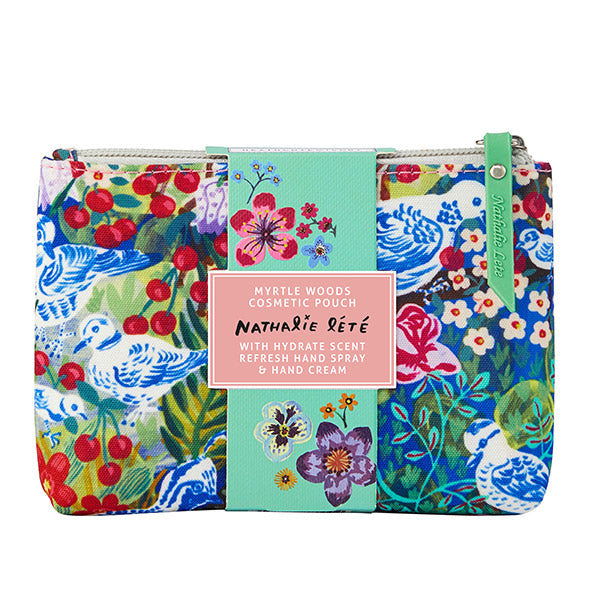 Cosmetic bag with hand cream and hand spray Natalie Lete - Myrtle Woods