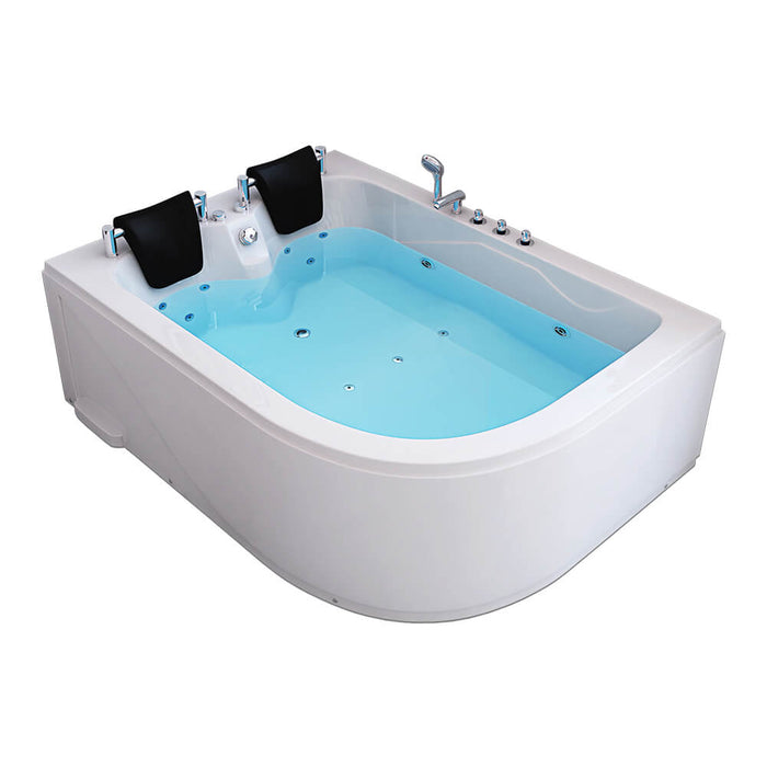 Baignoire tourbillonnante 2 personnes Dolphin (à droite) - 180x120x65cm