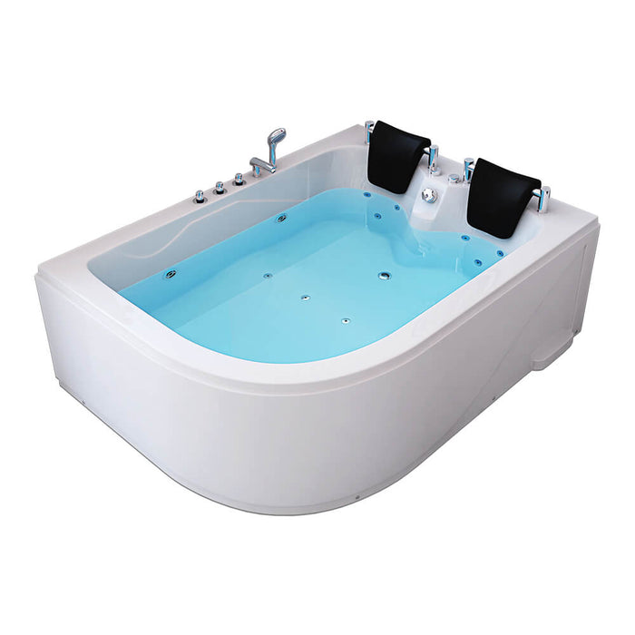 Baignoire Whirlpool 2 personnes Dolphin (à gauche) - 180x120x65cm