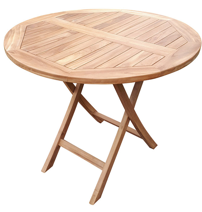 Table Woodie Ø 90 cm Round - teck