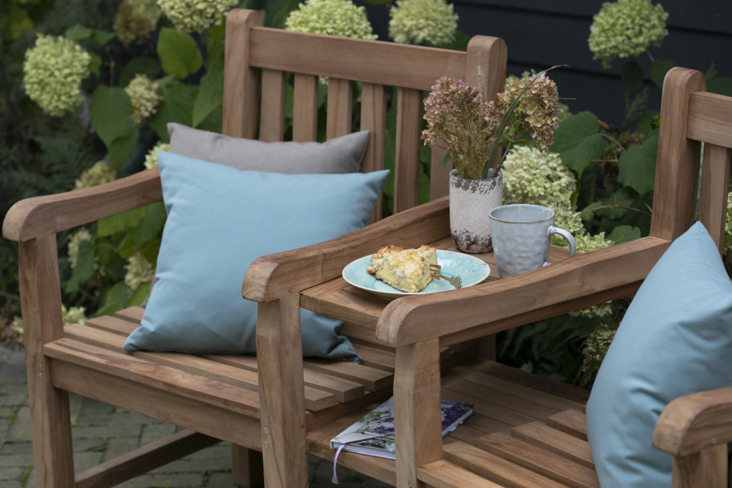 Banc de jardin, banc de teck de haute qualité pour le jardin - Woodie Flexi siège