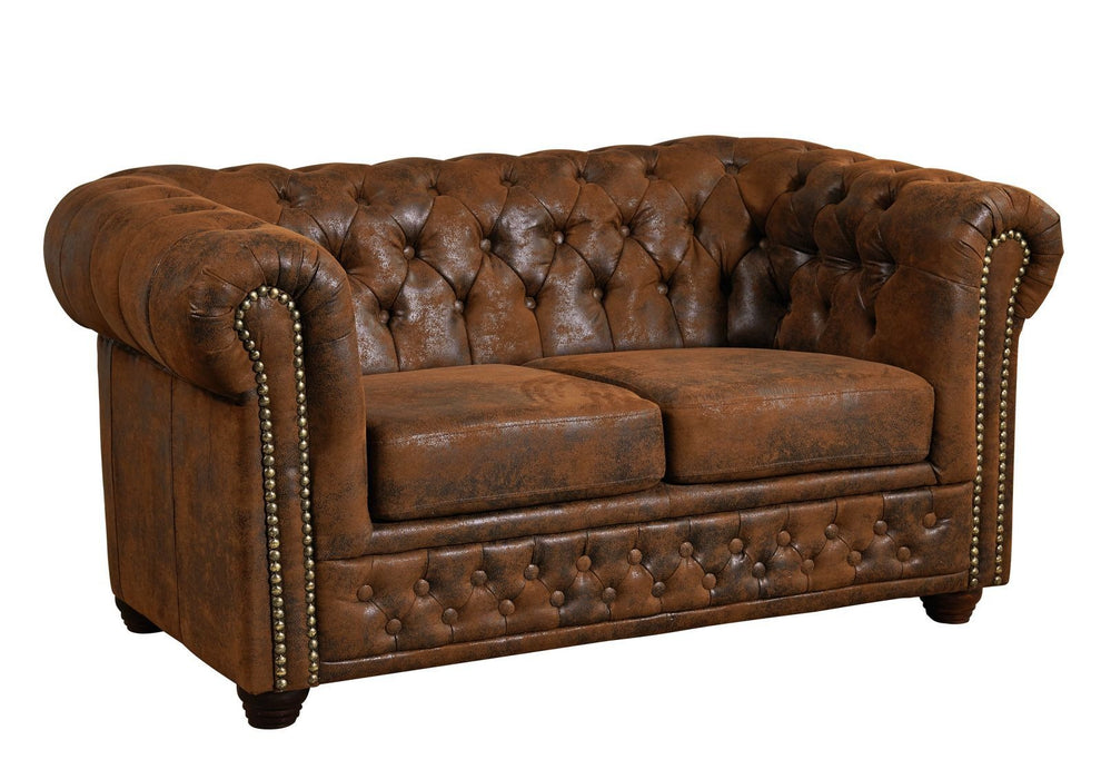 Canapé 148x86x72 Diverses couleurs chesterfield