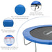 Trampolin Randabdeckung Sicherheitsnetz Wetterplane 8ft 10ft 12ft 15ft Randabdeckung: Ø 305cm-Blau(Trampolin nicht enthalten)