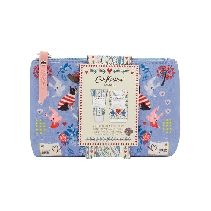 Sac cosmétique avec crème pour les mains et spray à main Cath Kidston