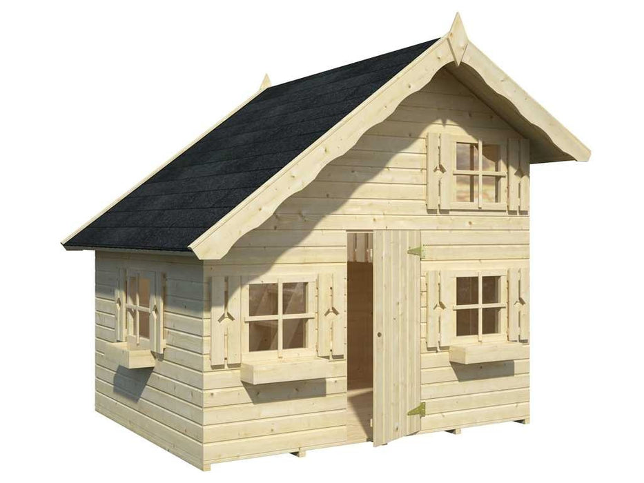 Spielhaus Children's Play House 'Night' Natural, 220x180x230cm (bxtxh)