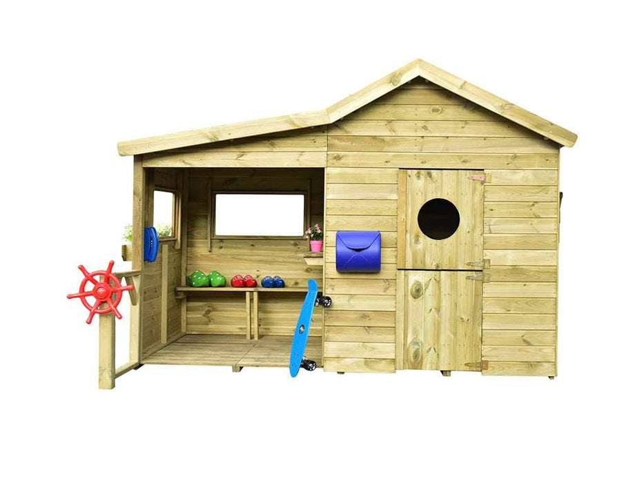 Spielhaus Children's Play House 'Italie' Pression de la chaudière imprégnée, 243.8x126.4x176.5 cm (BXTXH)