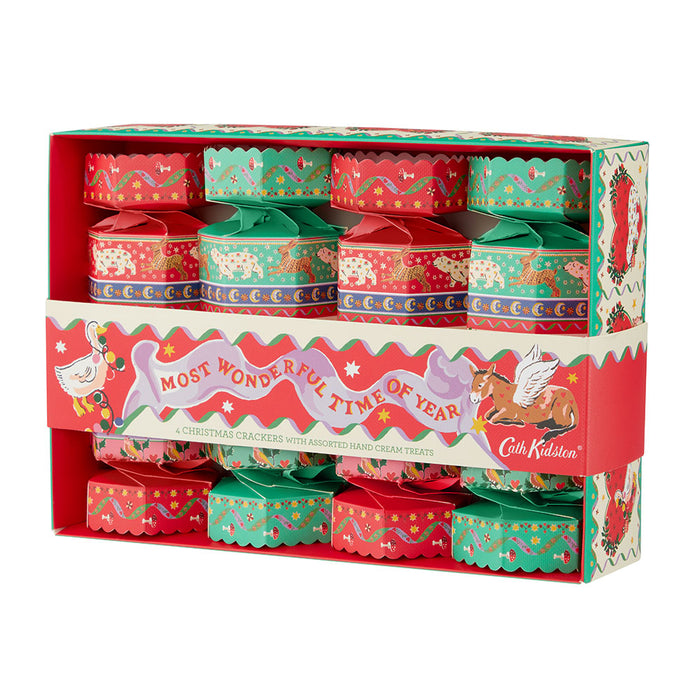 Cracker avec la crème à la main Cath Kidston - un ciel de Noël, 4x30 ml