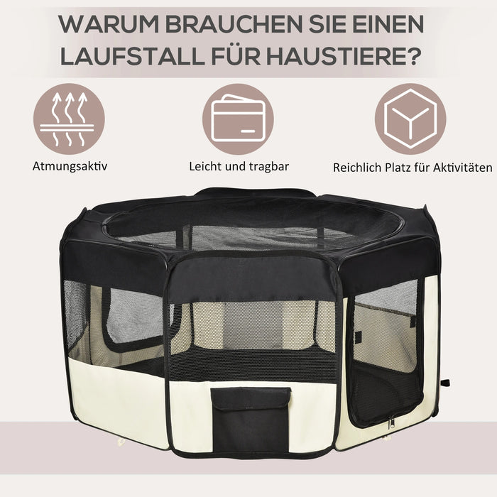 Boîte de transport pour chiens Cage de chiens Oxford, Ø120x58cm