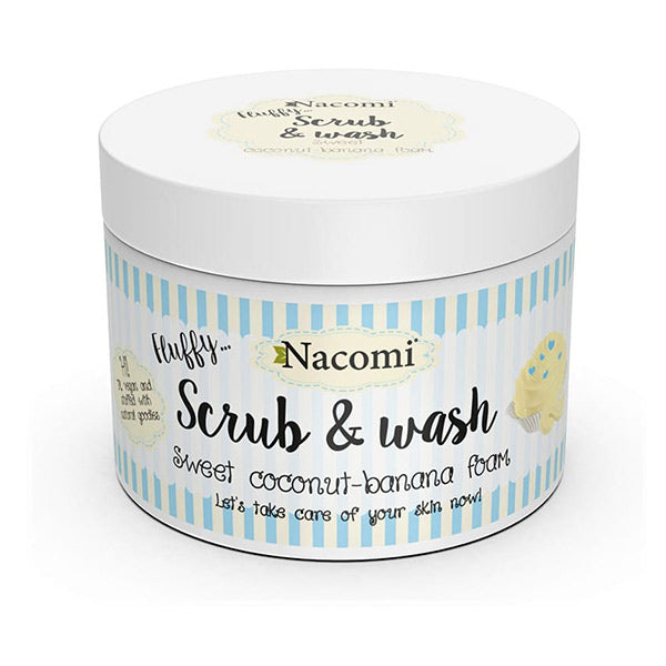 Péléling et sous-vêtements pour le corps nacomi - mousse de banane à noix de coco sucrée, 180 ml