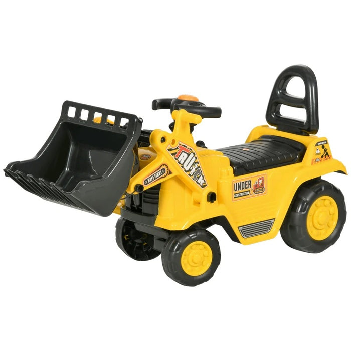 Infracteur de l'excavateur pour enfants avec compartiment de stockage et cor, 80x26.5x39cm