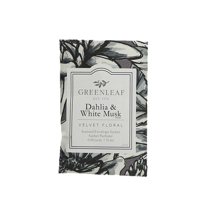 Fragrance Sachets Room Fragrance - Dahlia & White Musk, Fleur Fragrance avec des arômes de fruits légers