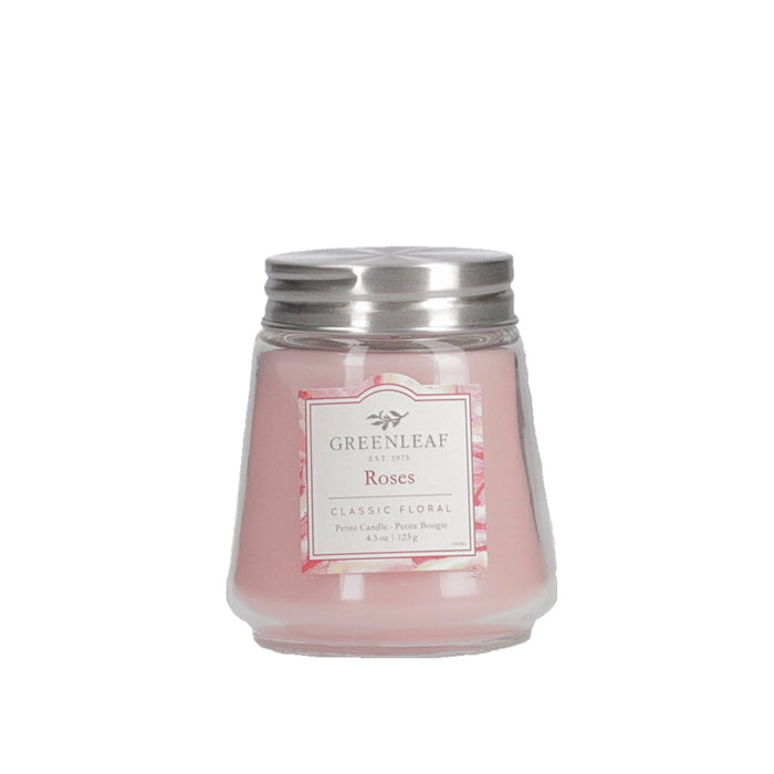 Pergrance Candle Green Leaf - Roses, 123g