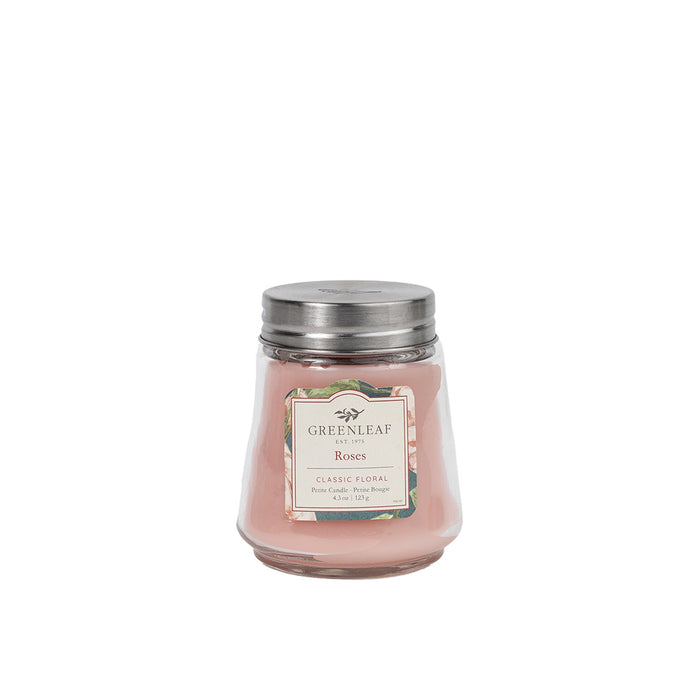 Pergrance Candle Green Leaf - Roses, 123g