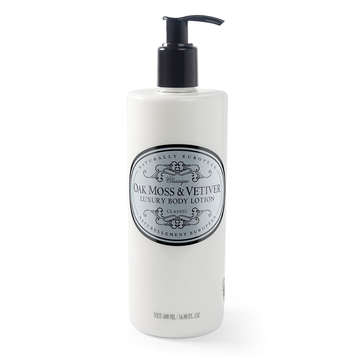 Lotion corporelle naturellement européenne - Eichenmoos & Vetiver, 500 ml