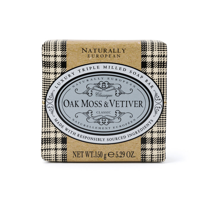 Soap piece Naturally European - Eichenmoos & Vetiver, 150g