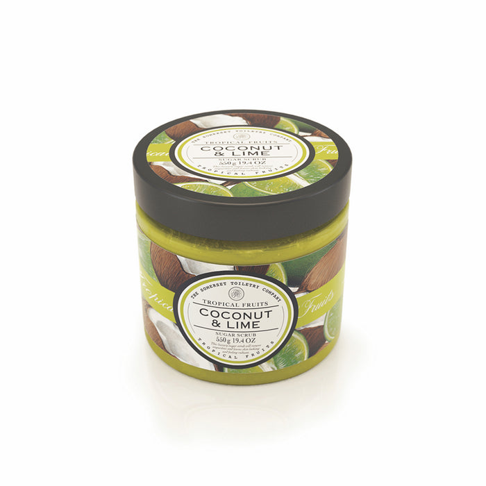 Fruits tropicaux pelage de la peau - noix de coco et citron vert, 550g