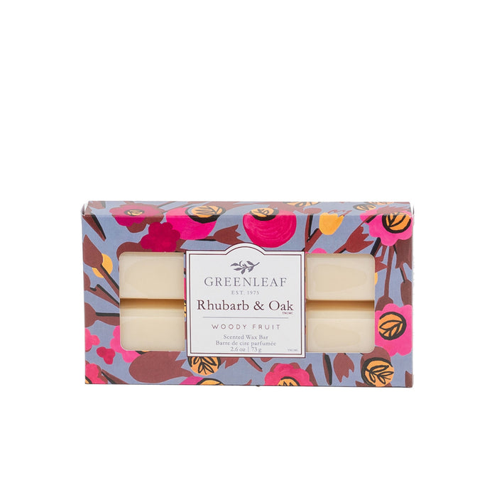 Barrette di cera Greenleaf - Rabarbaro e quercia, 73g