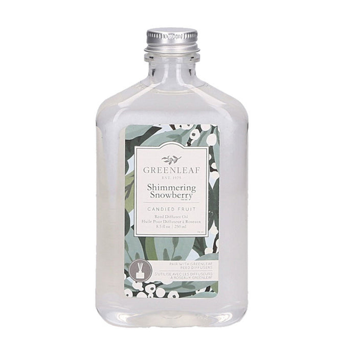 Roseau huile diffuse verte-feuilles - Snowberry Snowberry, 250 ml