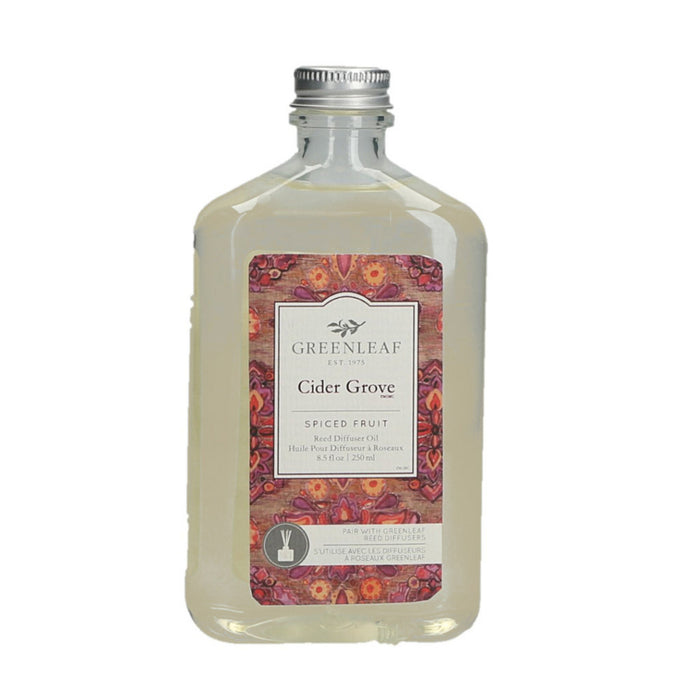 Roseau huile diffuse verte-feuille - Cider Grove, 250 ml