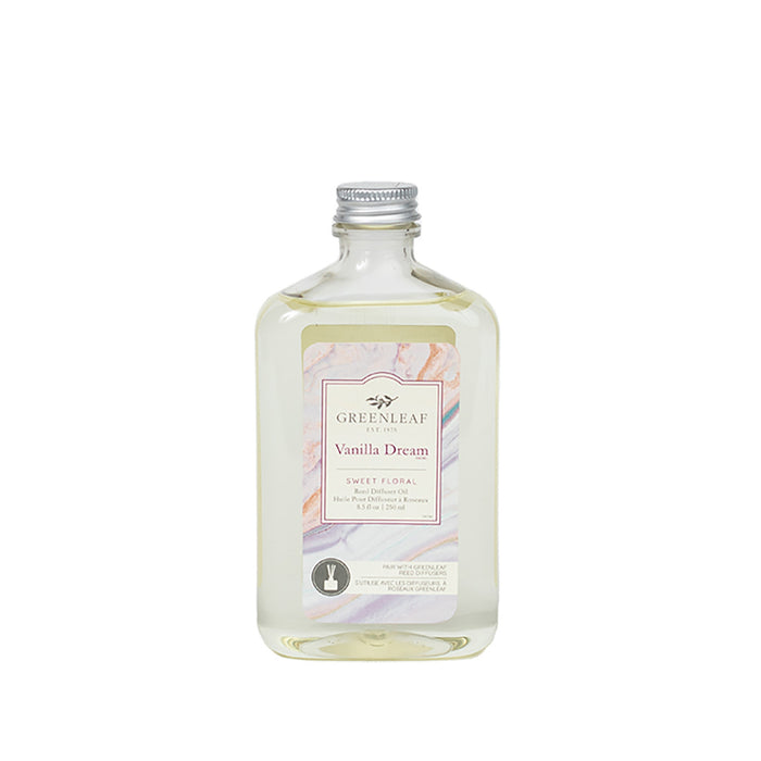 Roseau huile diffuse verte-talef - Vanilla Dream, 250 ml