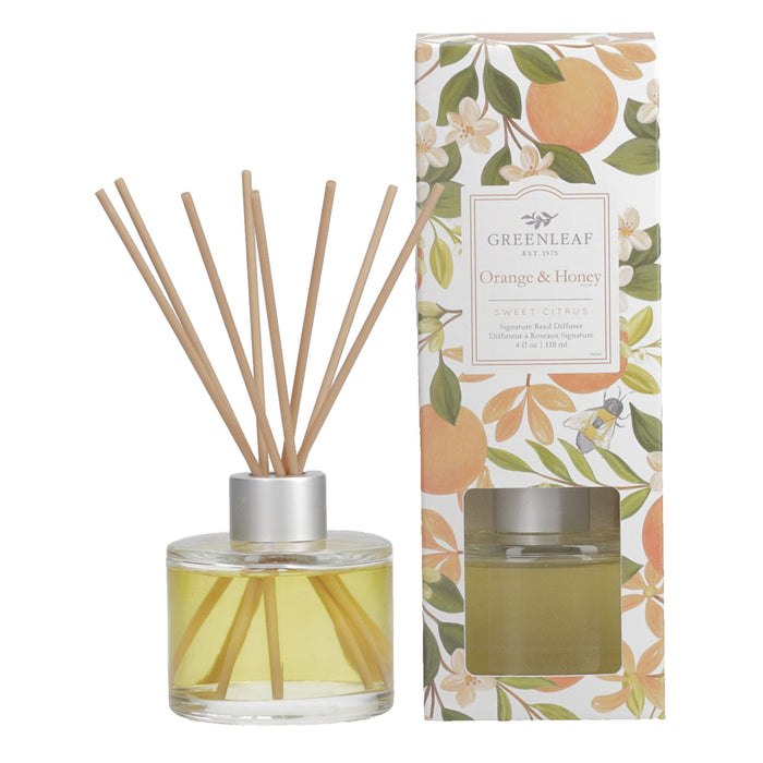 Signature Reed Diffuseur Greenleaf - Orange & Honey, 118 ml