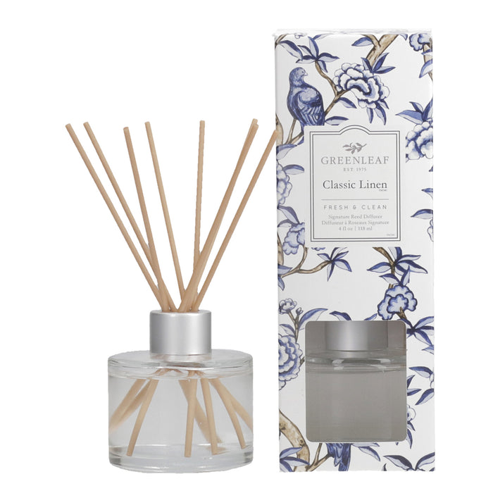 Signature Reed Diffusers Greenleaf - Linge classique, 118 ml