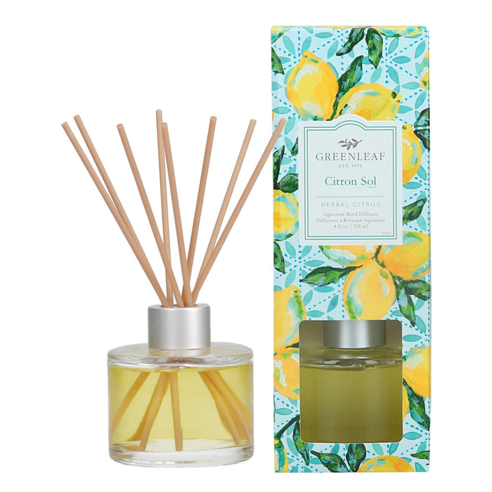 Signature Reed Diffusers Greenleaf - Citron Sol, 118 ml