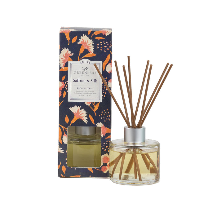 Signature Reed Diffusers Greenleaf - Saffron & Silk, 118 ml